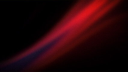 Dark 4K gradient background featuring deep black, rich red, and subtle blue hues blended smoothly with a grainy texture, ideal for dramatic designs