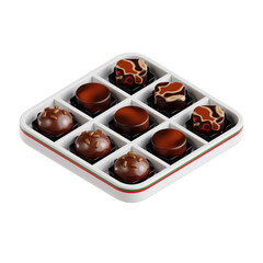 Assorted Christmas Chocolate Treats Box