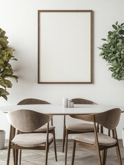 Modern Dining Room with Minimalist Aesthetics
