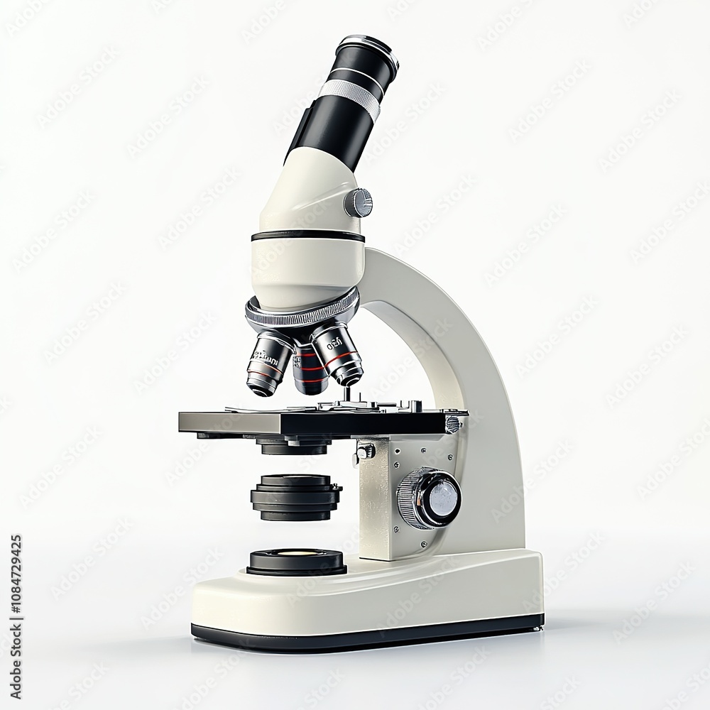 Poster microscope analysis of cellular structures in laboratory setting scientific research isolated backgr