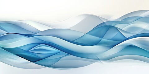 abstract blue waves