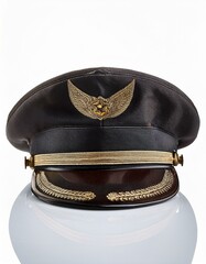 vintage pilots cap on white