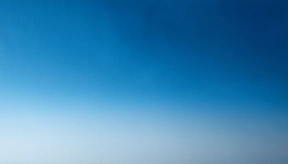 Obraz premium Serene blue sky gradient. A peaceful, clear day with a soft transition from deep blue to lighter hues at the horizon.