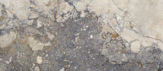 Neutral Beige Grey Stone Or Rock Wall Textured Background pattern