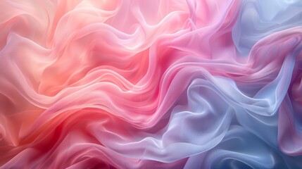 Fototapeta premium Elegant and sophisticated banner with soft pastel borders and a spacious white center for text