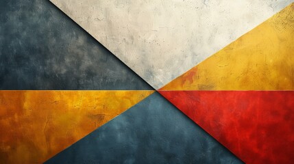 Modern banner layout with a bold, colorful border and a large white center, ideal for making your text.