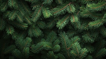 Green Spruce branches christmas backgrounds decoration.