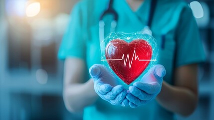 Organized Blood Donation Drive Setup with Volunteers Assisting, Copy Space Available for Text