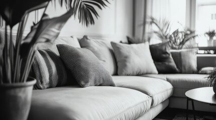 Modern Living Room Awaiting Occupants