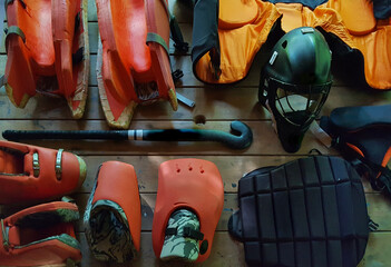 Field hockey goalie gear