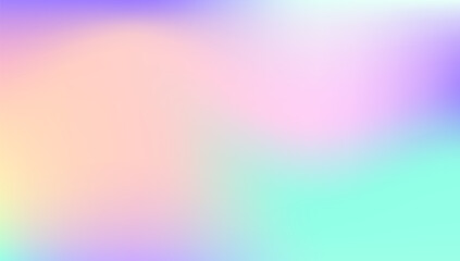 Holographic Background. Hologram Texture. Abstract Gradient. Blue Soft Texture. Blur Creative Illustration. Metal Banner. Girlie Flyer. Bright Foil. Purple Holographic Background