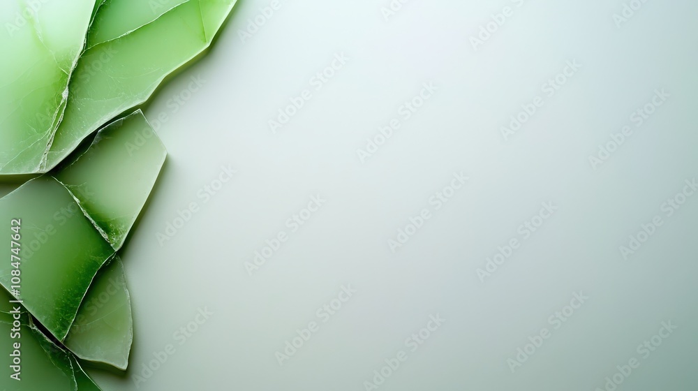 Poster close-up of a green stone texture background with gentle grain and smooth patterns, perfect for back