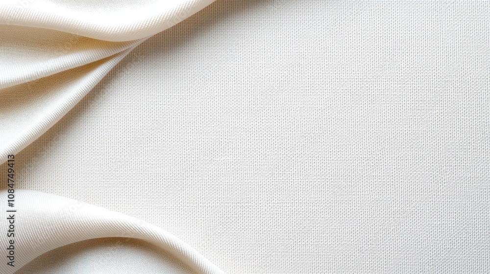 Poster close-up of canvas texture background showing subtle weave and smooth finish, perfect for art and de