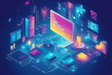 Business Marketing illustrations. Mega set. Collection of scenes with men and women taking part in business activities. Trendy vector style Startup online shopping company milestones infographics.
