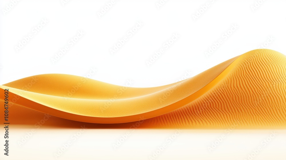 Poster close-up of sand dune texture background with smooth, flowing curves, ideal for desert-themed design