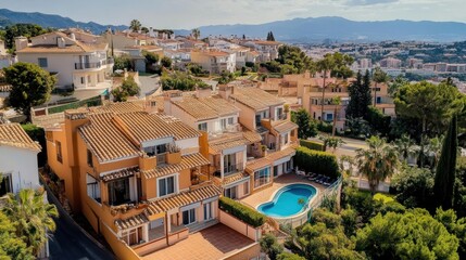 Obraz premium Luxury Villa with Stunning Panoramic Views in Calpe, Spain