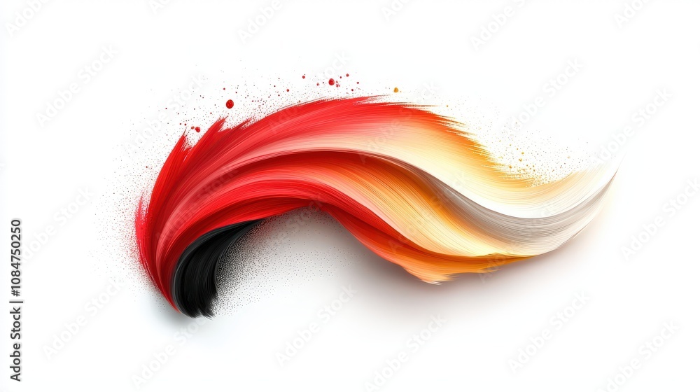 Poster texture background paint background with soft, blended brush strokes, ideal for background use in di