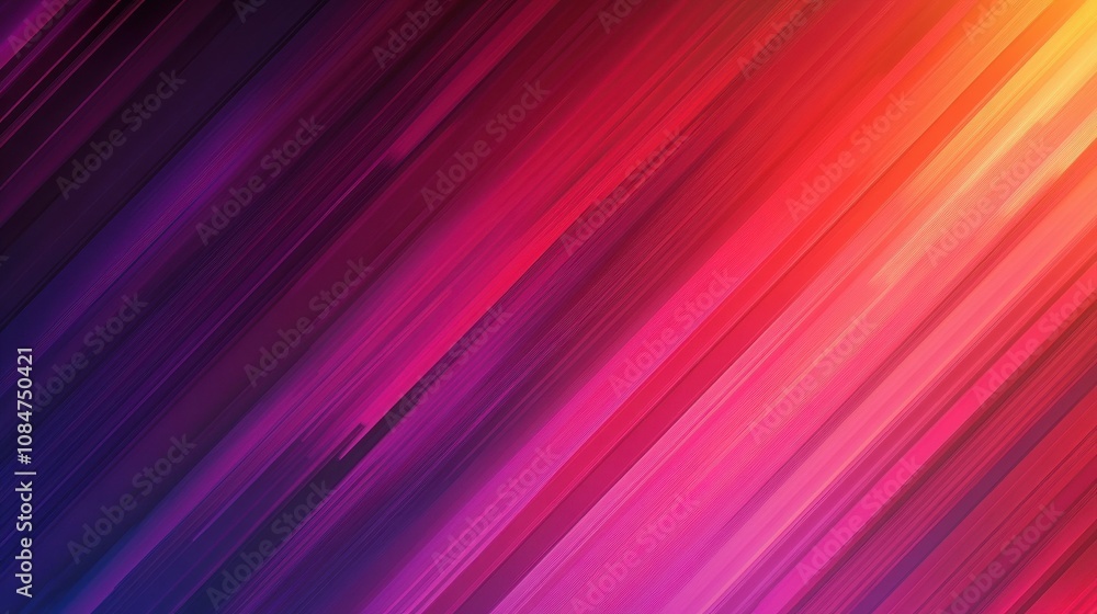 Poster gradient background with vibrant red and purple stripes. the background features a smooth transition