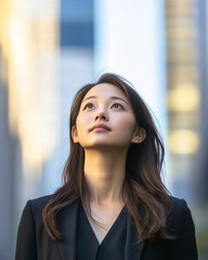 Fototapeta premium 働く20代の日本人女性