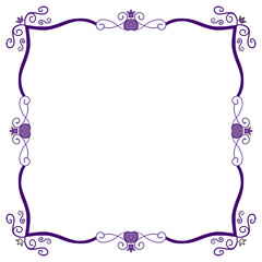 Drawing of frames borders lines