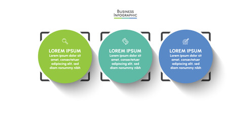 Business data visualization. timeline infographic icons designed for abstract background template