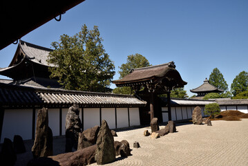 大本山東福寺　本坊庭園「八相の庭」南庭