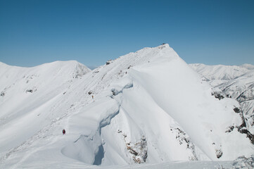 雪の谷川岳