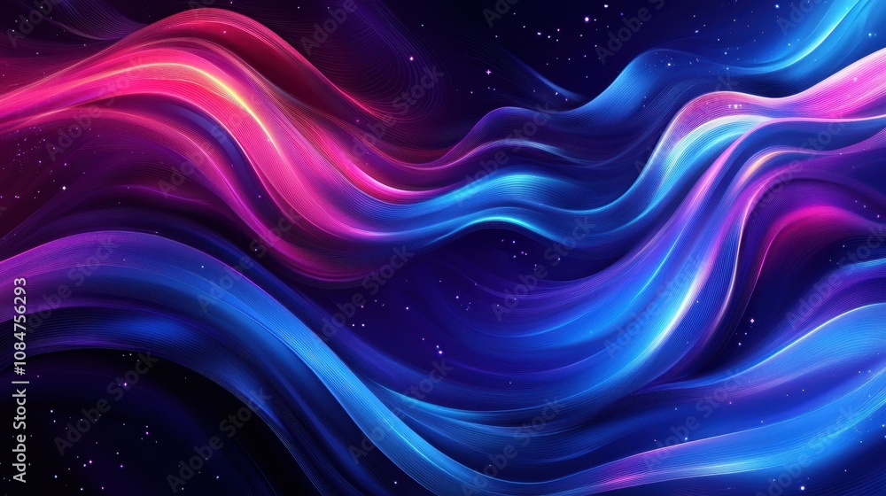 Poster gradient background with smooth texture, featuring blue and purple hues. the background blends blue 