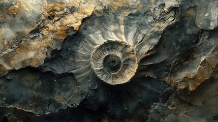 A beautifully preserved fossil reveals the delicate textures and patterns that narrate the tale of a long-lost underwater world