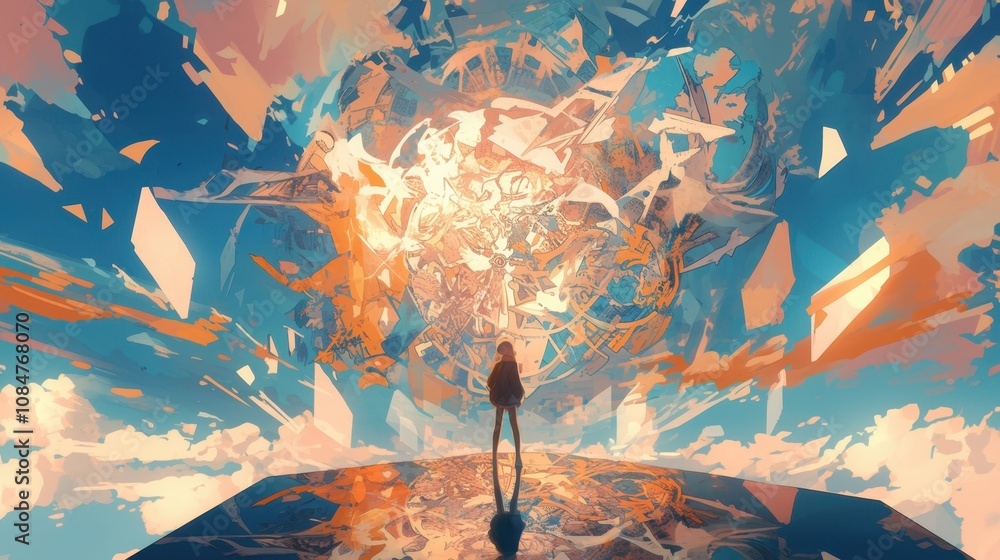Poster a symphony so complex and layered that it feels like an entire universe contained within a single so