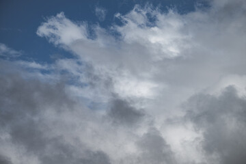 Storm clouds gathering before the rain.