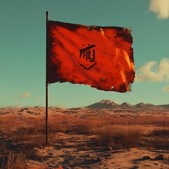 Red Flag Over Ancient City