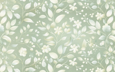 Fototapeta premium Vintage floral texture art background