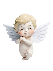 Cute little Cupid on transparent background image