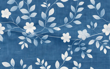 Vintage floral texture art background