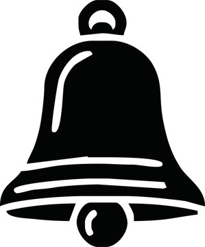 recommend clip art: vector image of a church bell, christmas bells, church bell - school bell icon