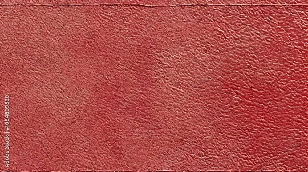 Aufkleber red textured paper background with subtle wrinkles and uneven surface