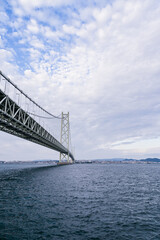 日本兵庫の明石海峡大橋