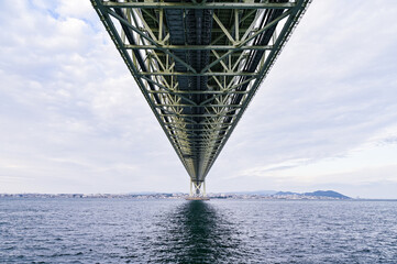 日本兵庫の明石海峡大橋