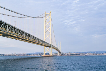 日本兵庫の明石海峡大橋