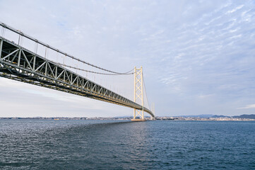 日本兵庫の明石海峡大橋