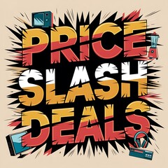 Price Slash Deals Retro Electronics Sale Announcement