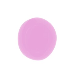 pink plastic plate Message Balloon