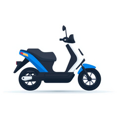 scooter isolated on white background