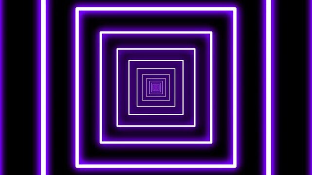 Mesmerizing Glow Rectangle Tunnel Animation,Dynamic Neon Rectangle Tunnel Loop,Vibrant Glowing Rectangle Tunnel Background,Futuristic Rectangle Tunnel with Glowing Effects,Endless Loop of Glowing Rect