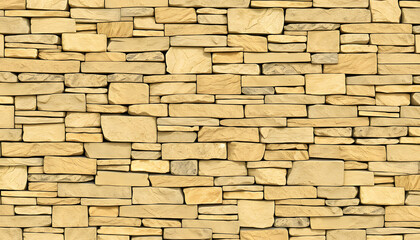 Fototapeta premium modern pattern of real stone wall, collage style