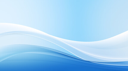 Naklejka premium Abstract blue wave curve business background