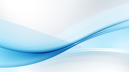 Naklejka premium Abstract blue wave curve business background