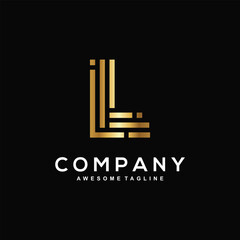 Letter L logo design for business