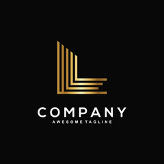 Letter L logo design for business